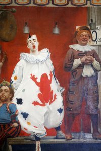 Los acróbatas (detalle), 1888 de Fernand de Cordova Pelez