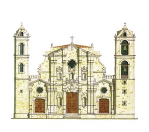 Catedral de La Habana. Cuba de Fernando Aznar Cenamor