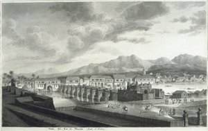 Vista del Fuerte Santiago en Manila