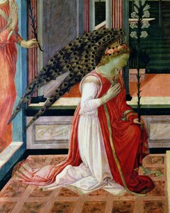 Anunciación (detalle) de Filippino Lippi