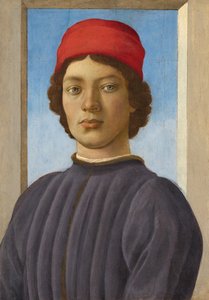 Retrato de un joven, c.1485 de Filippino Lippi