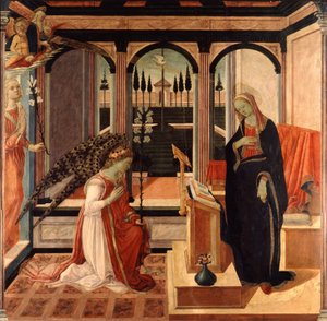 La Anunciación de Filippino Lippi