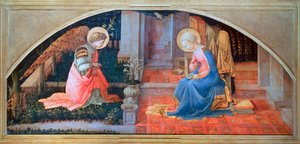 La Anunciación, c1450-1453 de Filippino Lippi