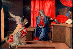 La Anunciación de Filippino Lippi