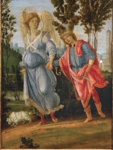 Tobías con el ángel de Filippino Lippi