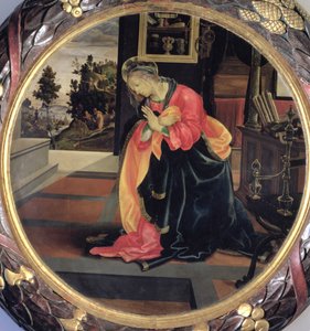 Virgen Anunciada, 1483 de Filippino Lippi