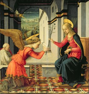 La Anunciación de Filippo (and workshop) Lippi