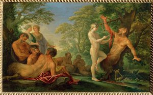 Le supplice de Marsyas - El castigo de Marsyas, Cobre ... de Filippo (circle of) Lauri