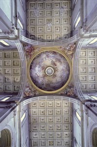 Vista del interior de la cúpula, construida en 1425-46 de Filippo Brunelleschi