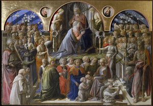 Coronación de la Virgen de Filippo Lippi