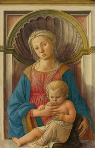 Madonna y el niño de Filippo Lippi