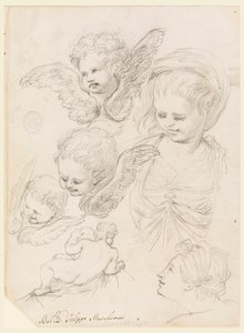 Estudios para una representación religiosa de Filippo Marchionni