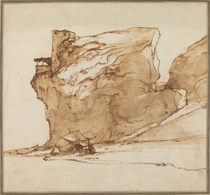 Paisaje con una Gran Roca