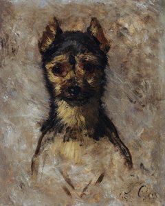 Cabeza de perro de Filippo Palizzi