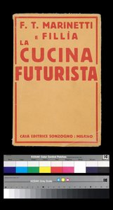 Futurismo: portada de “La cocina futurista” (1931) por Filippo Tommaso Marinetti