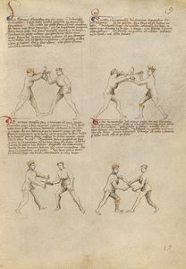 Combate con daga de Fiore Furlan dei Liberi da Premariacco