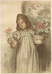 Bouquetière, publicado en 1899 de Firmin Bouisset