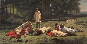 Descanso en la Cosecha de Heno, 1887