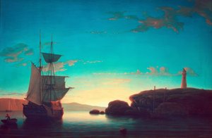 Faro en Camden, Maine de Fitz Henry Lane