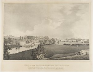 Vista del campo de batalla de Concord, Massachusetts de Fitz Henry Lane