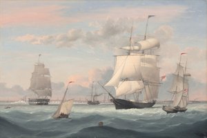 Puerto de Nueva York de Fitz Hugh Lane