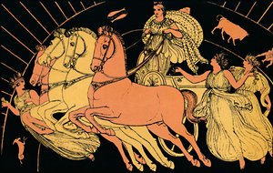 Los caballos de la mañana, 1880 de Flaxman