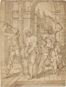 La flagelación de Cristo de Flemish 17th Century after Hendrik de Clerck