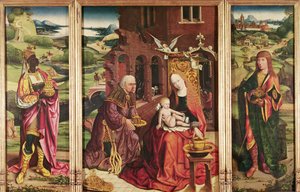 Adoración de los Magos de Flemish School