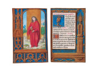 Folios del libro de horas de Rothschild, Gante o Brujas, c.1505