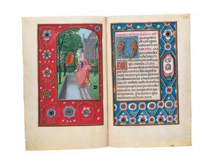 Folios del Libro de Horas de Rothschild, Gante o Brujas, c.1505 de Flemish School