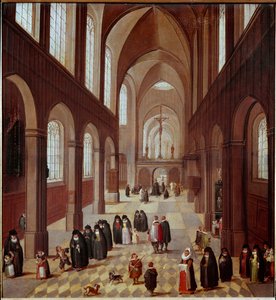 Vista interna de la iglesia