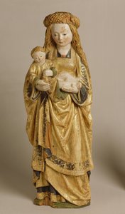 Madonna y Niño, Escuela de Mechelen, c.1500 de Flemish School