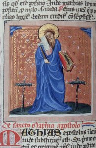 Página de la Legenda Aurea, Brujas, c.1400-10 de Flemish School