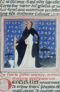 Página de la Legenda Aurea, Brujas, c.1400-10
