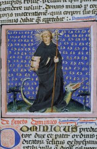 Página de la Legenda Aurea, Brujas, c.1400-10 de Flemish School
