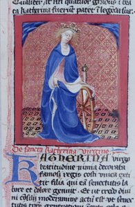 Página del Legenda Aurea, Brujas, c.1400-10 de Flemish School