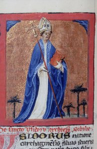 Página del Legenda Aurea, Brujas, c.1400-10 de Flemish School
