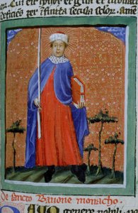 Página del Legenda Aurea, Brujas, c.1400-10 de Flemish School