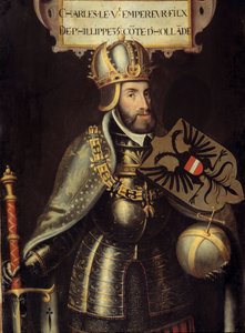 Retrato de cuerpo entero de Carlos V de Flemish School