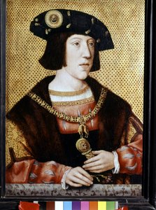 Retrato de Carlos V (1500 - 1558), Emperador de Alemania. Escuela flamenca del siglo XVI (óleo sobre lienzo)