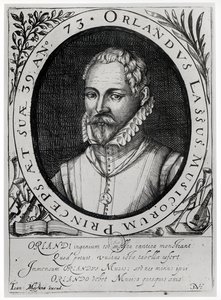 Retrato de Roland de Lassus (1532-94) de Flemish School