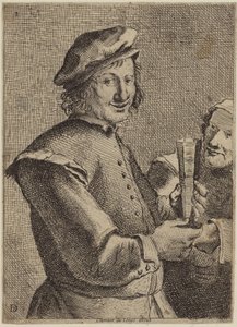 Retrato de un joven sonriente de Flemish School