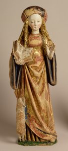 Santa Inés, Escuela de Mechelen, c.1500 de Flemish School