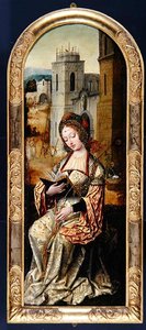 Santa Bárbara, principios del siglo XVI de Flemish School