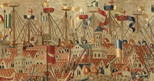 Tapiz que muestra las conquistas del rey Alfonso V de Portugal