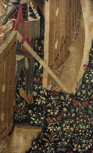 Tapiz que muestra las conquistas del rey Alfonso V de Portugal de Flemish School