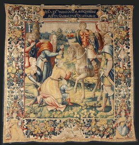 Historia de Aníbal, c.1570 (tapiz) de Flemish School