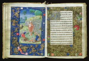 La Resurrección, miniatura del Libro de Oración de Stafford de Flemish School