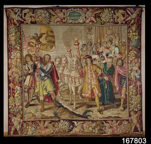 El Triunfo de Carlos V, del Tapiz de Carlos Quinto de Flemish School