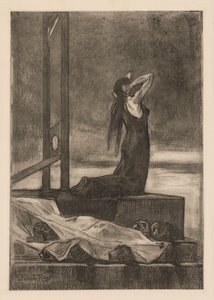 Pena capital: El dolor de la muerte (Todesstrafe: La peine de mort) de Félicien Rops